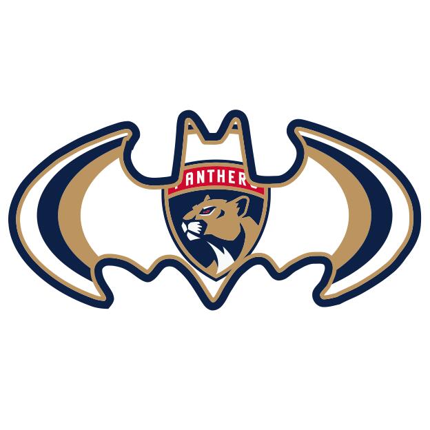 Florida Panthers Batman Logo fabric transfer
